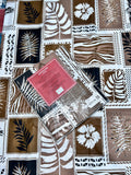 King Size Cotton Flat Bedsheet Set | Brown Geometric Print | With 2 Stitched Pillow Covers