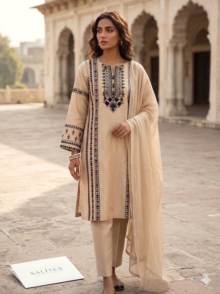 Embroidered 2-Piece Shalwar Kameez